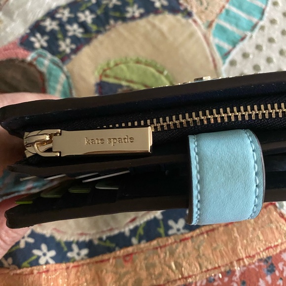KATE SPADE ♠️ New York Grand Slam Medium Compact Bifold Wallet / NWT - Picture 5 of 8